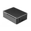 Akasa A-RA02-M1B Raspberry Pi -kotelo - alumiini - tuulettimeton passiivijäähdytys - musta