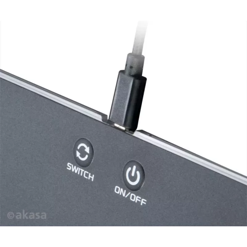 Akasa Vegas X9 LED-pelihiirimatto, 350 x 250 mm, USB, musta (AK-MPD-04RB)