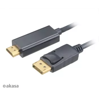 Akasa 4K@60Hz DisplayPort-HDMI aktiivinen sovitinkaapeli 1,8 m musta