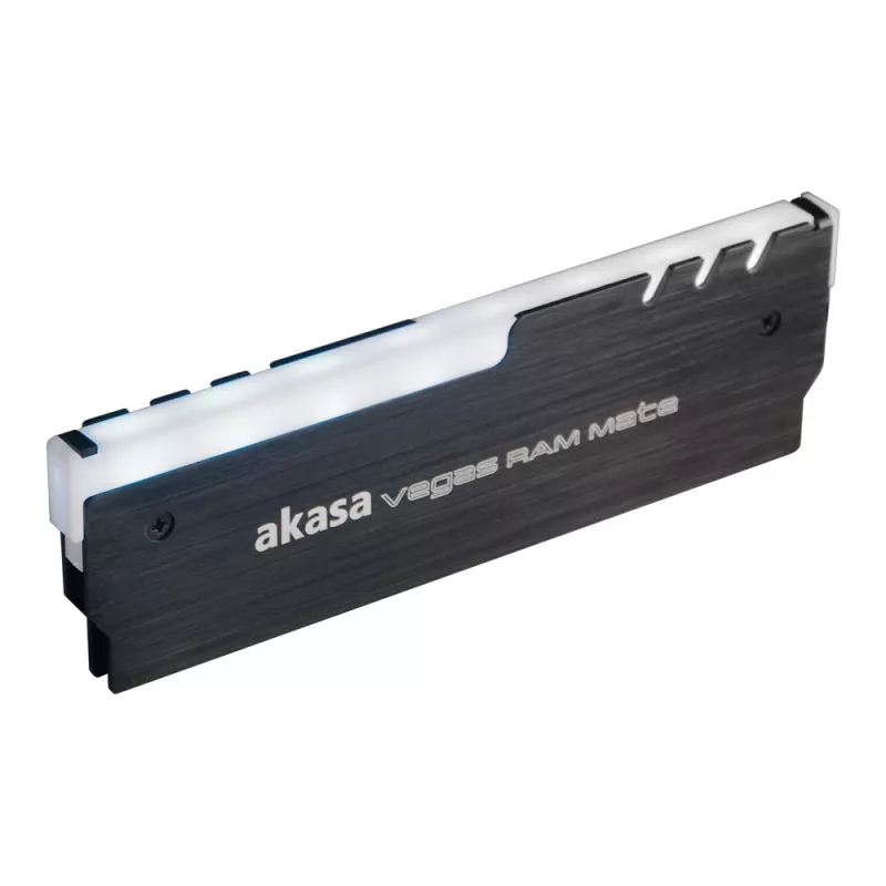 Akasa AK-MX248 Vegas RAM Mate Addressable RGB -jäähdytyssiili - musta