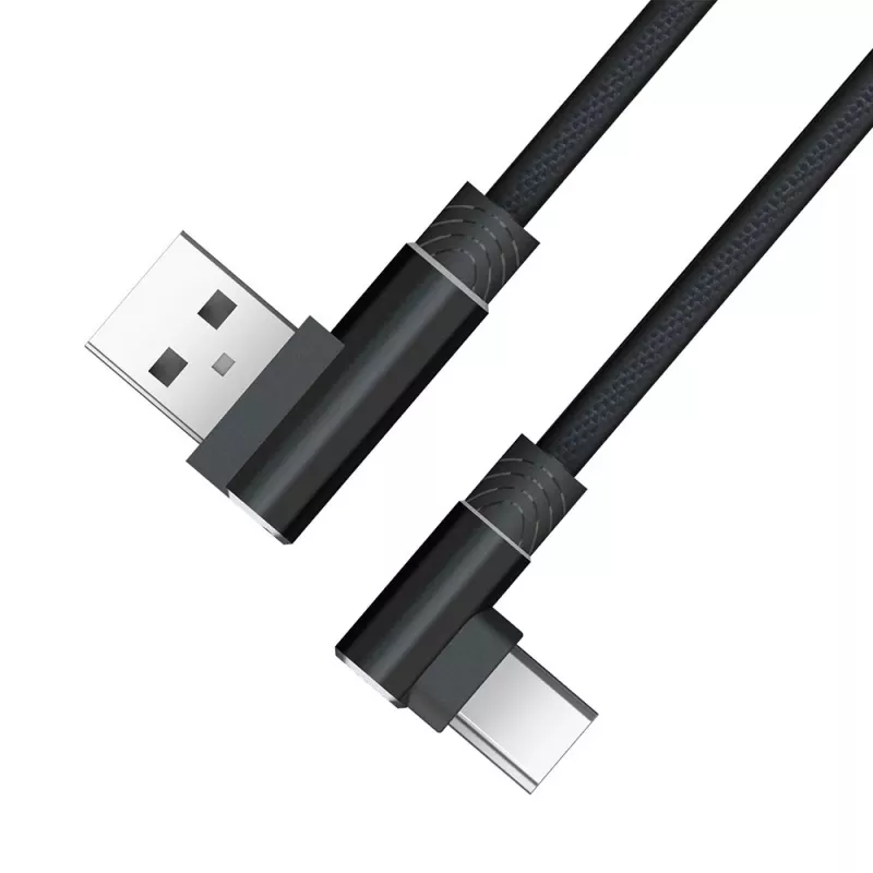 Akasa AK-CBUB39-10BK USB 2.0 -kaapeli - USB-A USB-C - 1 m - musta