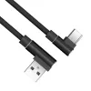 Akasa AK-CBUB39-10BK USB 2.0 -kaapeli - USB-A USB-C - 1 m - musta
