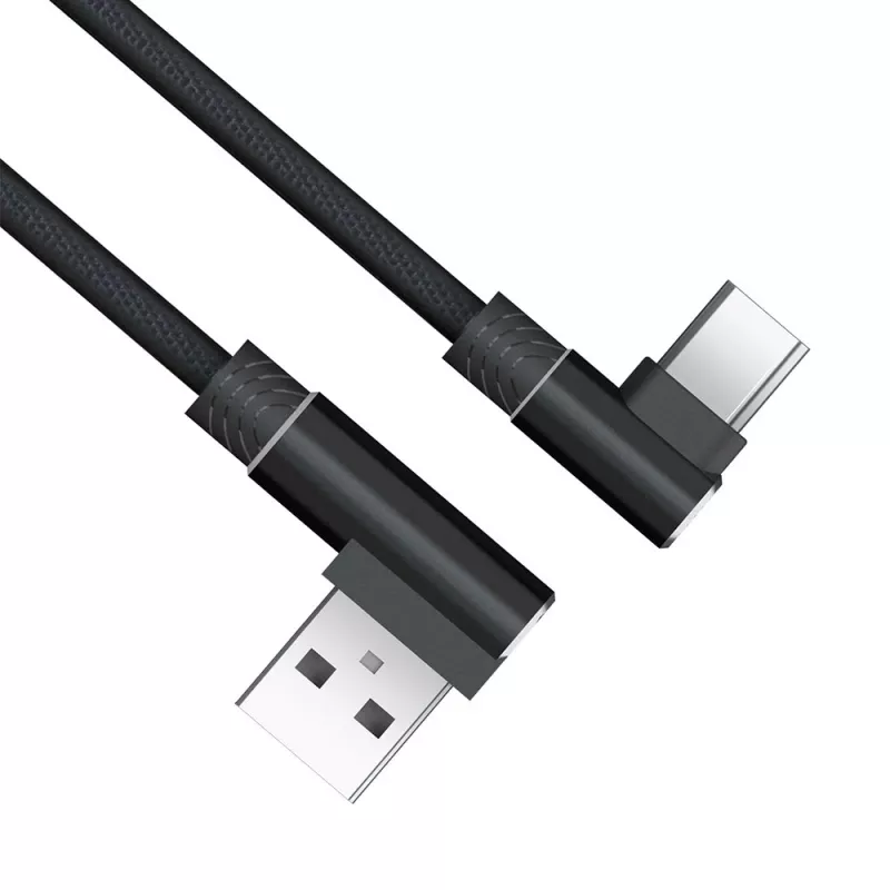 Akasa AK-CBUB39-10BK USB 2.0 -kaapeli - USB-A USB-C - 1 m - musta