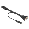 Akasa AK-CBHD18-20BK HDMI-VGA-sovitinkaapeli 0,2 m musta