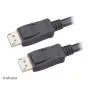 Akasa AK-CBDP23-50BK DisplayPort 1.4 -kaapeli 5 m musta
