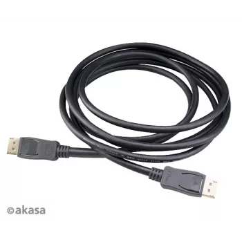 Akasa AK-CBDP23-50BK DisplayPort 1.4 -kaapeli 5 m musta