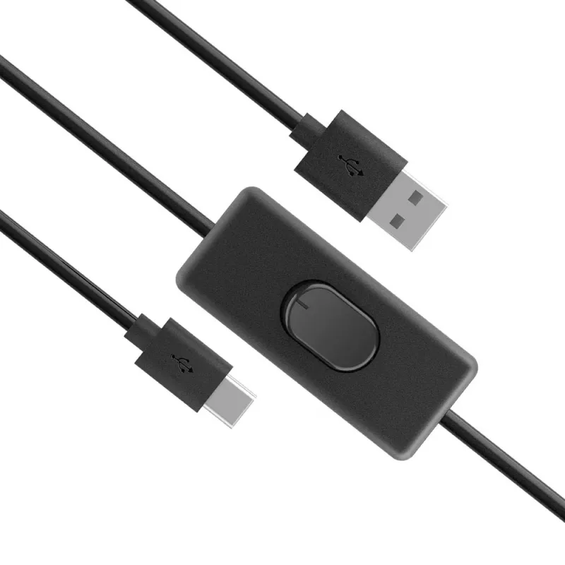 Akasa AK-CBUB57-15BK USB 2.0 -kaapeli - USB-A–USB-C - 1,5 m - musta