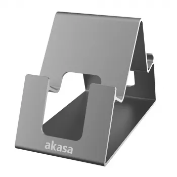 Akasa Aries Pico alumiininen puhelin- ja tablettiteline harmaa