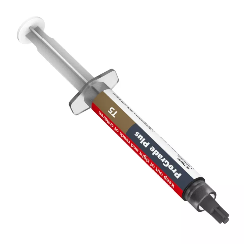 Akasa T5 Pro-Grade+ lämpötahna - 5,2 W/m·K - harmaa - 0,04 °C/W - 2,6 g/cm³ - -50–250 °C