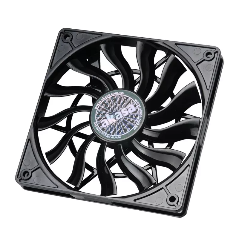 Akasa SlimFan 12015 EBR/PWM 2 kpl:n pakkaus - 30 dB - 600 kierr./min