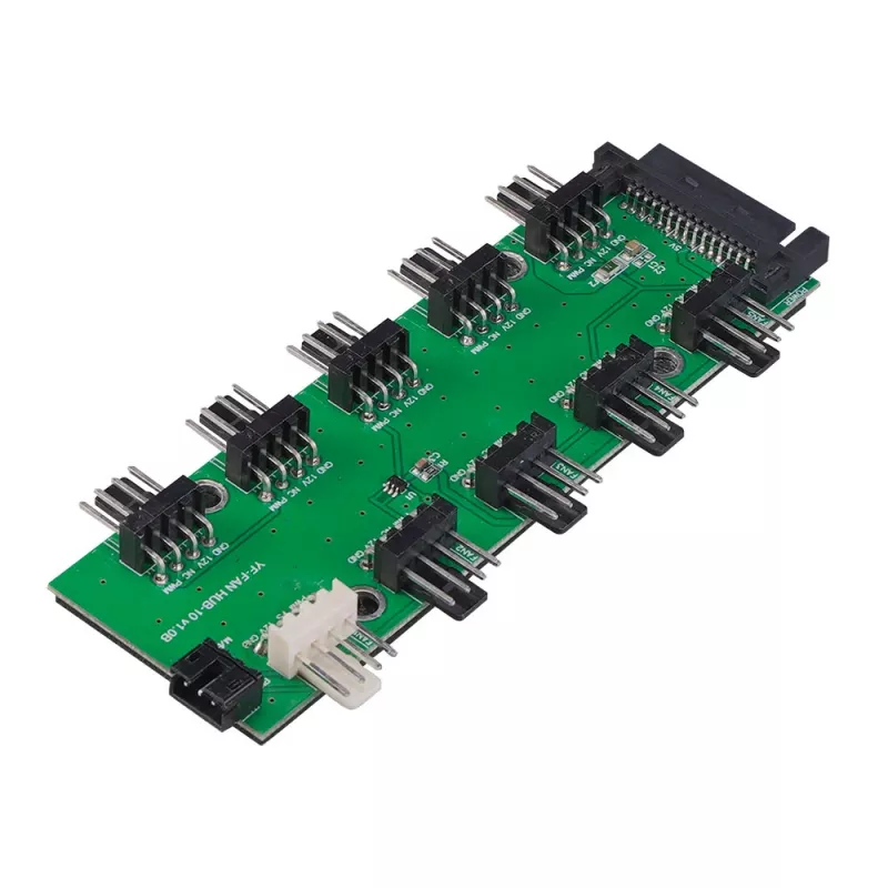 Akasa FLEXA FP10H PWM-tuuletinliittimen laajennin 1–10 30 cm kaapelilla