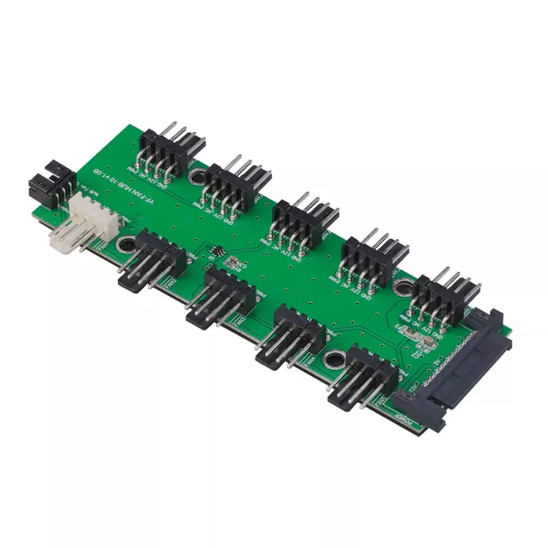 Akasa FLEXA FP10H PWM-tuuletinliittimen laajennin 1–10 30 cm kaapelilla
