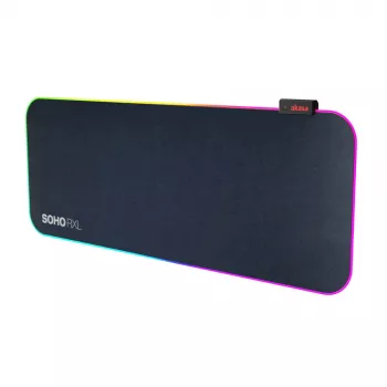 AKASA SOHO RXL RGB -pelihiirimatto - 78x30 cm - 4 mm paksu - musta