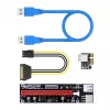 Akasa 6 sarjaa PCIe-riser-adapterikortti GPU-mainaukseen X16–X1
