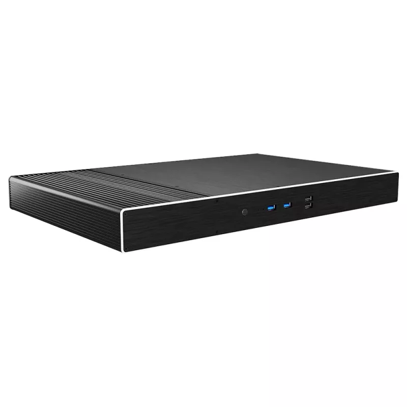 Akasa Galileo TU2 Plus Intel LGA1700 1U tuuletinon Thin Mini-ITX -kotelo - musta