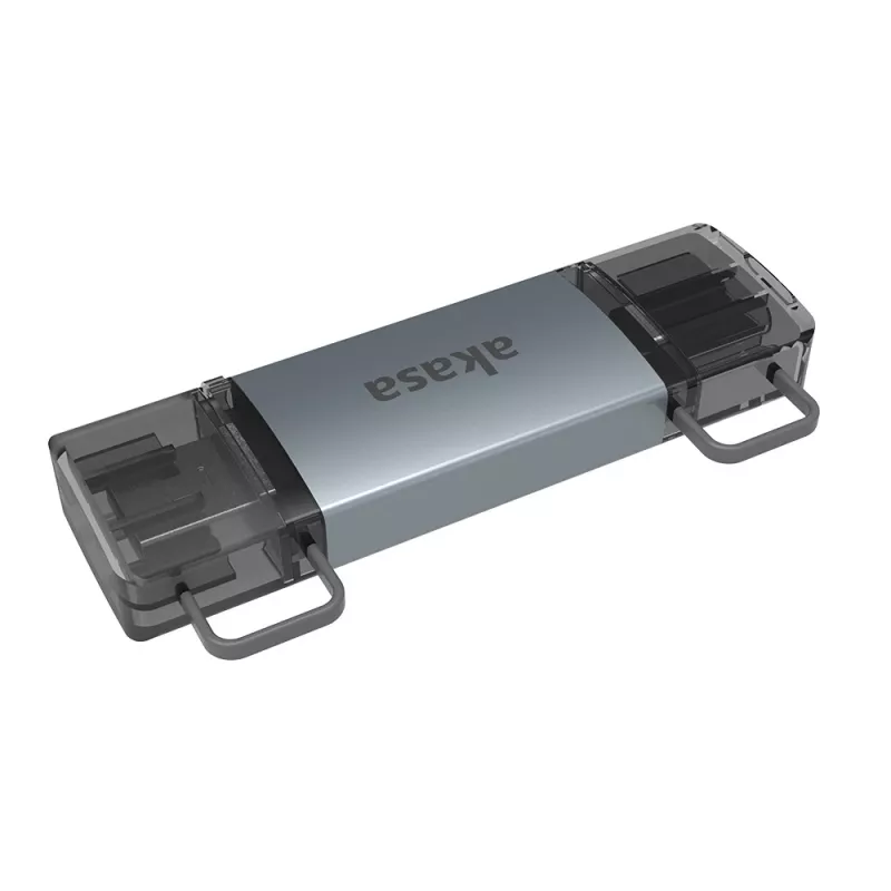 Akasa 2-in-1 USB 3.2 OTG -kaksoiskortinlukija