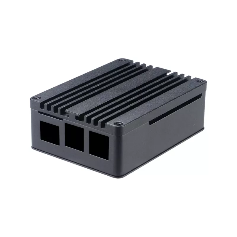 Akasa Raspberry Pi Model 3B+/B alumiinikotelo - musta