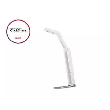 Lumens DC-F20 HD/2K USB-asiakirjakamera, 5-MP-sensori, 1920 x 1080 30 fps, kuvausalue 453 x 340 mm (A3), 16x kokonaiszoom (digitaalinen), sisäänrakennettu mikrofoni