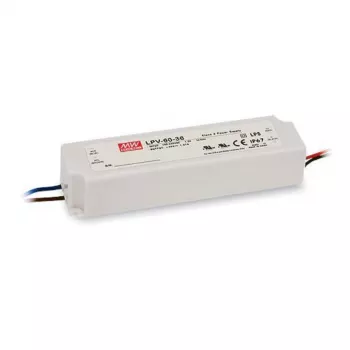 SYNERGY21 MEAN WELL LPV-60-24 60W 24V 2,5A IP67 vakiojännite-LED-ajuri