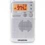 Sangean DT-250 (Pocket 250) hopea kannettava AM/FM-radio