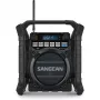 Sangean U-4 DBT+ (Utility 40) kannettava DAB+/FM-radio Bluetoothilla, musta