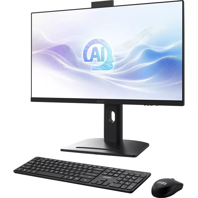 MSI Modern AM273QP AI 1UMG-409AT 27" All-in-One-tietokone näytöllä, Core i5-125H, 16 GB RAM, 512 GB SSD, Windows 11 Home, musta