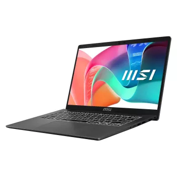MSI Modern 14 F1MG-876FRNN kannettava tietokone, 14 tuuman Full HD IPS, Intel Core 5 120U, 16GB DDR4, 512GB SSD, Windows 11 Pro, ranskalainen AZERTY-näppäimistö