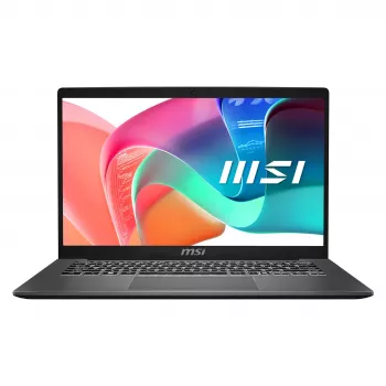 MSI Modern 14 F1MG-876FRNN kannettava tietokone, 14 tuuman Full HD IPS, Intel Core 5 120U, 16GB DDR4, 512GB SSD, Windows 11 Pro, ranskalainen AZERTY-näppäimistö