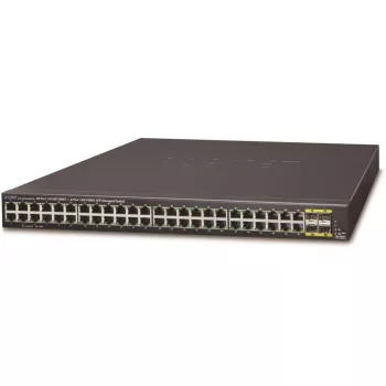Planet GS-4210-48T4S hallittava Gigabit-kytkin - 48 porttia 10/100/1000 + 4 SFP