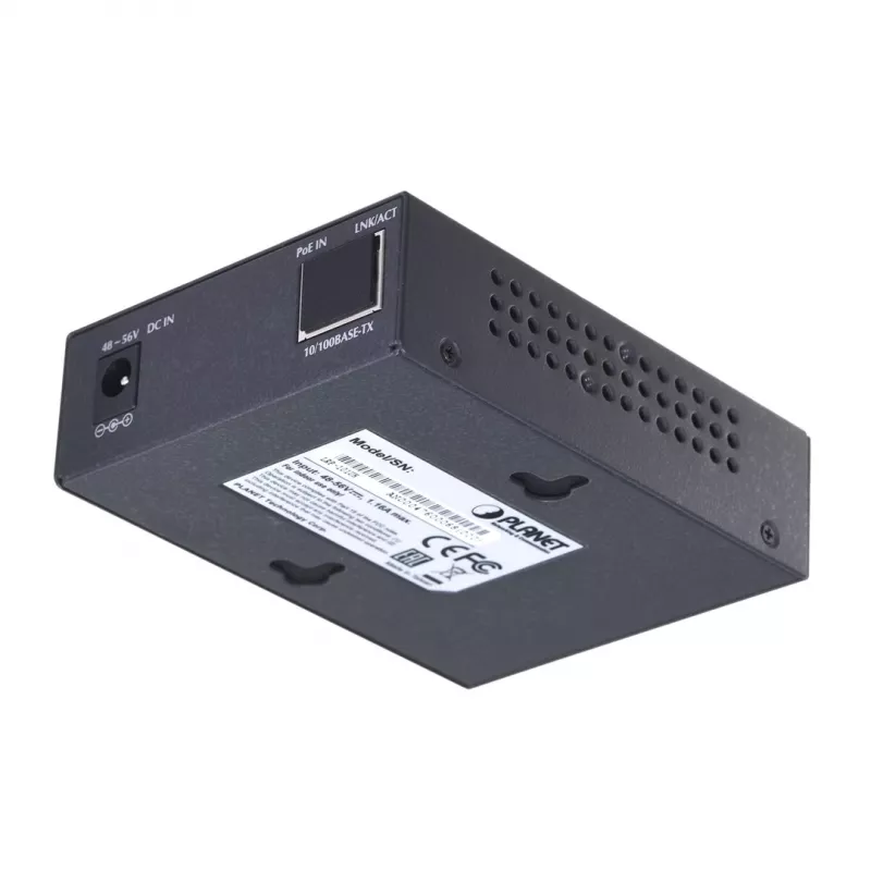 PLANET LRP-101UH Long Reach PoE -jatko, seinäasennus, 500 m, 30W