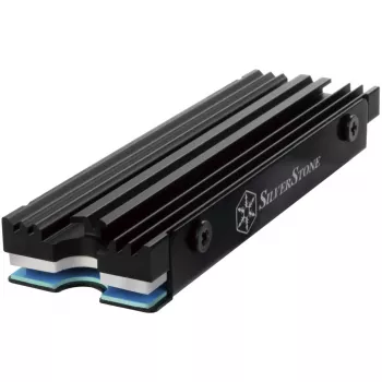 SILVERSTONE TECHNOLOGY SST-TP07B M.2 SSD -jäähdytin musta