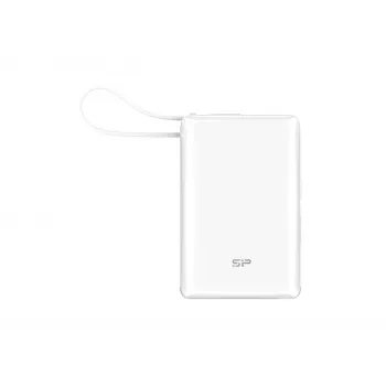 Silicon Power CP10 10000mAh PD USB-A 2xUSB-C varavirtalähde, valkoinen