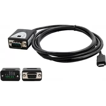 EXSYS USB 2.0 USB-C -sarja-adapteri 1-portti RS-422/485 FTDI-piirisarja kaapeli/adapterisarja