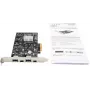 EXSYS EX-12005 PCI Express USB 3.2 Gen 2 (10 Gbit/s) 2-porttinen USB-A-isäntäohjainkortti Low-Profile-kiinnikkeellä