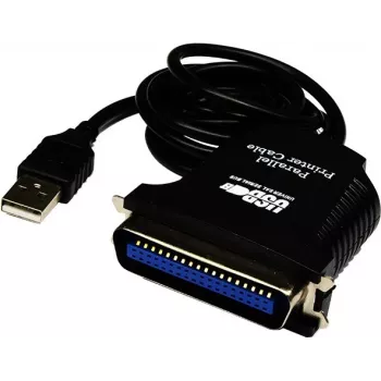 Exsys EX-1300-2 USB-rinnakkaisportti-sovitinkaapeli - 1m - musta