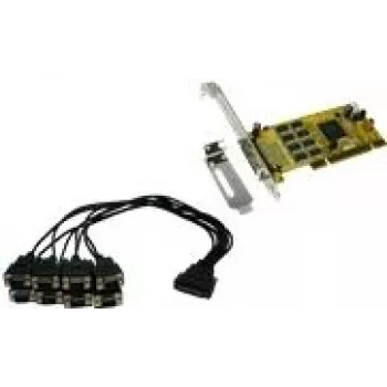 EXSYS EX-41388 PCI 8S -sarjakortti RS-232 Low-Profile-kiinnikkeellä (SystemBase)