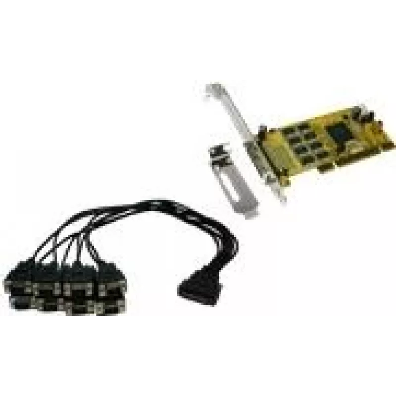 EXSYS EX-41388 PCI 8S -sarjakortti RS-232 Low-Profile-kiinnikkeellä (SystemBase)