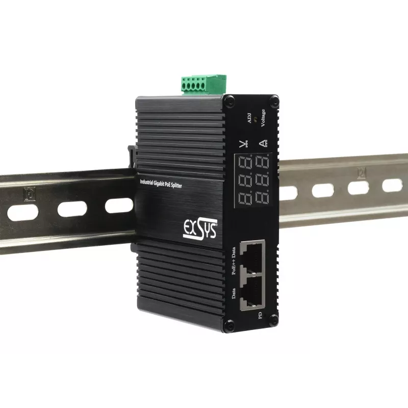 Exsys PoE-splitteri EX-60327 50 W - Gigabit Ethernet