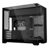 Lian Li O11 Vision-M Micro-ATX -tornikotelo, karkaistu lasi - musta