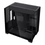 Lian Li O11 Vision-M Micro-ATX -tornikotelo, karkaistu lasi - musta