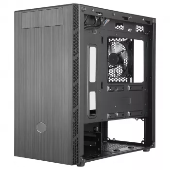 Cooler Master MasterBox MB400L Micro-ATX Mini Tower, teräs, suljettu sivupaneeli, ilman virtalähdettä