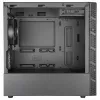 Cooler Master MasterBox MB400L Micro-ATX Mini Tower, teräs, suljettu sivupaneeli, ilman virtalähdettä