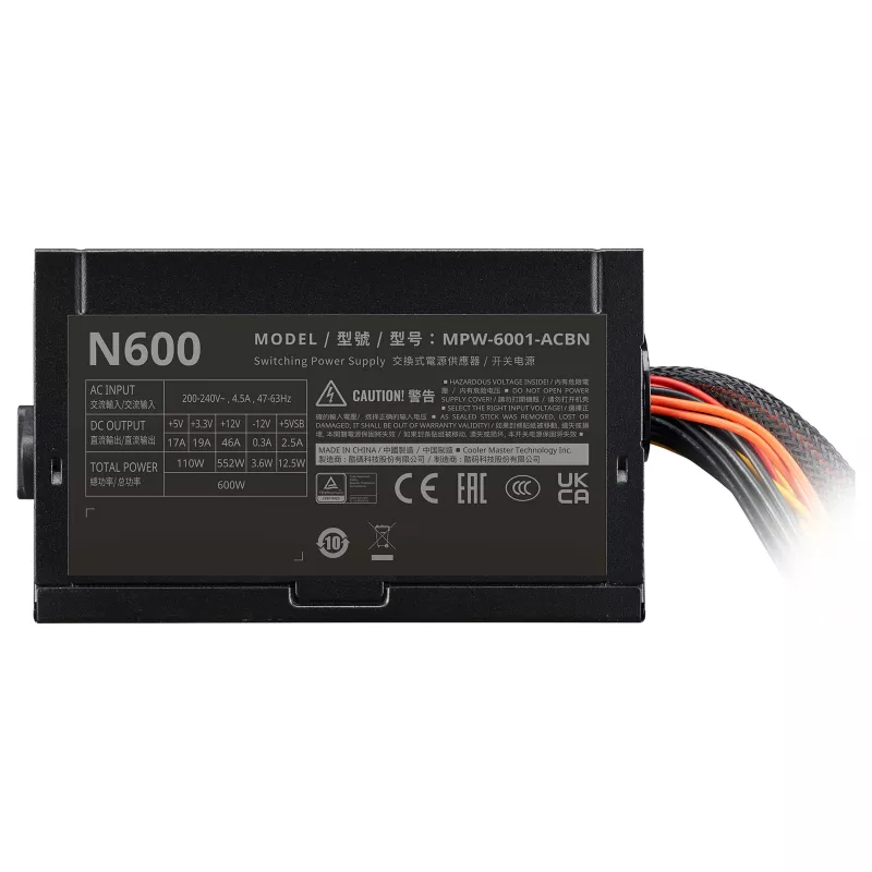 Cooler Master Elite NEX 230V 600 W virtalähde