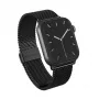 BURGA Metal Mesh Elegance Apple Watch -ranneke 38/40 mm (musta)