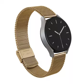 BURGA Metal Mesh Elegance yleinen kellonranneke 20 mm kulta