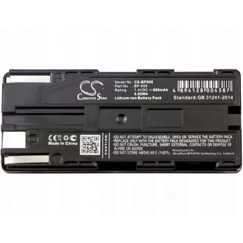 CAMERON SINO vara-akku BP-608 BP-608A Canon DM-MV1 DM-MV10 MV20 ES65:lle
