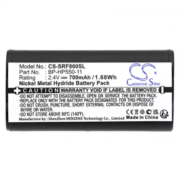 Cameron Sino akku tyyppi BP-HP550-11 Sony MDR RF860 RF4000 RF970 RF925 RF850 RF840 RF810 IF245RK / CS-SRF860SL
