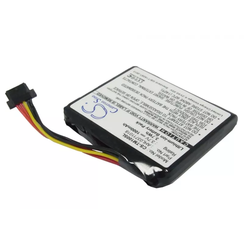 CAMERON SINOBattery AHL03711018 TomTom GO LIVE 1000, 1005, 2050 -GPS-navigaattorille (CS-TM100SL)