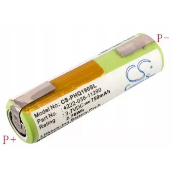 CAMERON SINO vara-akku 036-11290 Philips Panasonic Arcitec -partakoneeseen - Ni-MH 1,2V 2100mAh