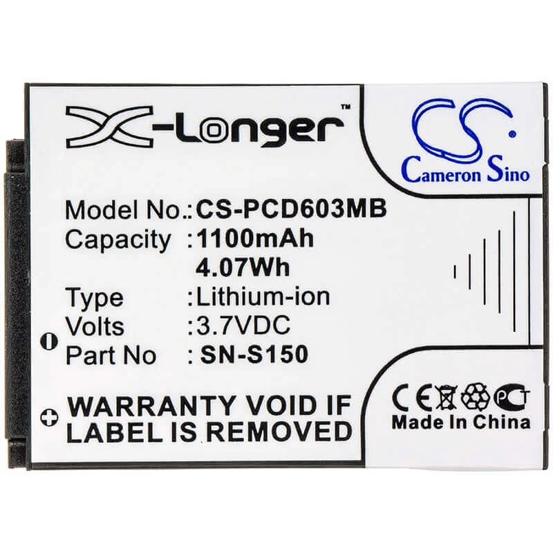 Cameron Sino akku tyyppi SN-S150 Philips SCD603/00 SCD603H SCD603 10 20 - CS-PCD603MB